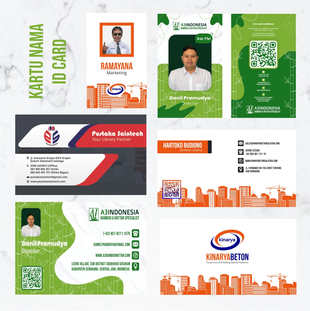 Project KARTU NAMA ID CARD Desain Murah Cepat